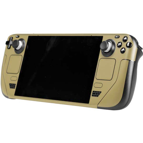 Georgia Institute of Technology Gold GT Steam Deck Handheld Gaming Computer Skin